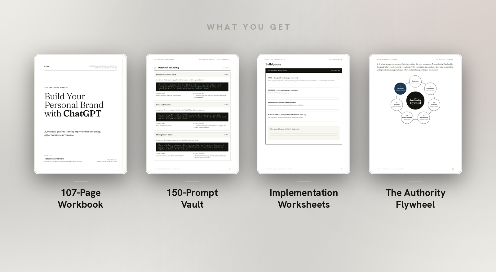 Build Your Personal Brand with ChatGPT — Digital Workbook & Prompt Vault